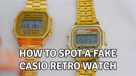 how to spot a fake gold casio watch|how to tell if watches are fake.